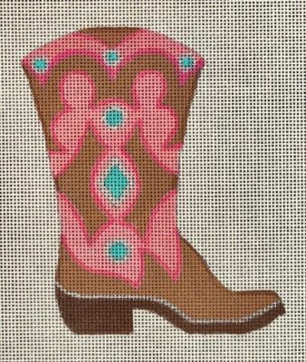 click here to view larger image of Cowboy Boot 3 (hand painted canvases)