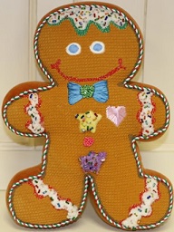 click here to view larger image of Georgie Gingerbread (hand painted canvases)