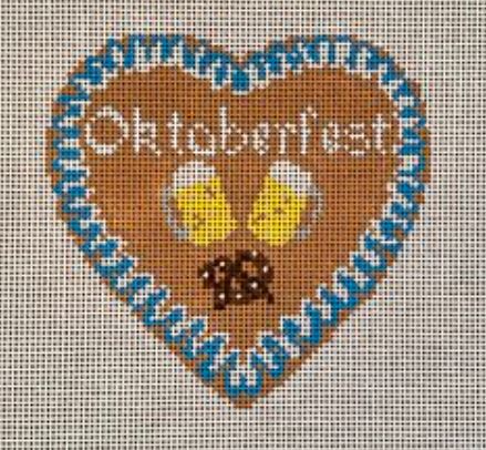 click here to view larger image of Oktoberfest Lebkuchen (hand painted canvases)