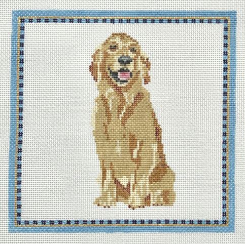 click here to view larger image of Golden Retriever (hand painted canvases)