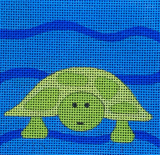 click here to view larger image of Baby Turtle (1089) (hand painted canvases)