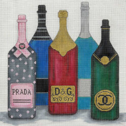 click here to view larger image of Designer Bottle (hand painted canvases)