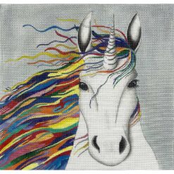 click here to view larger image of Unicorn w/Rainbow Mane (hand painted canvases)