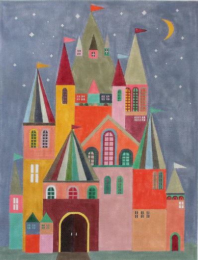 click here to view larger image of Fairytale Castle (hand painted canvases)
