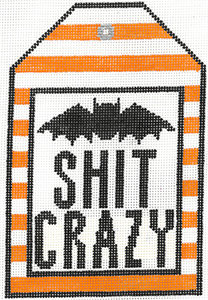 click here to view larger image of Bat Shit Crazy (hand painted canvases)