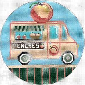 click here to view larger image of Food Truck - Peaches (hand painted canvases)