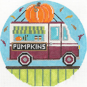 click here to view larger image of Food Truck - Pumpkins (hand painted canvases)