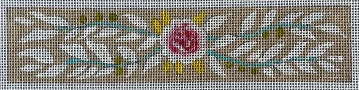 click here to view larger image of Bracelet/White Flower - JW363 (hand painted canvases)