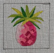 click here to view larger image of Pink Pineapple (hand painted canvases)