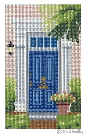 click here to view larger image of Historic Blue Door (printed canvas)
