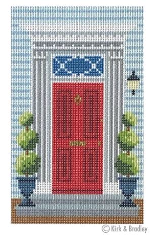 click here to view larger image of Historic Red Door (printed canvas)