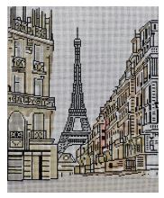 click here to view larger image of Wanderlust Paris (hand painted canvases)