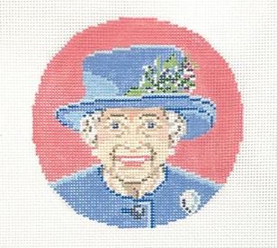 click here to view larger image of Queen Elizabeth II (hand painted canvases)