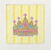 click here to view larger image of Princess Crown Miniature (hand painted canvases)