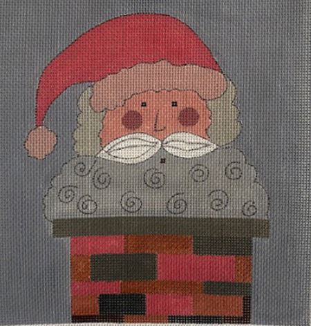 click here to view larger image of Chimney Santa (hand painted canvases)