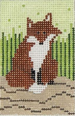 click here to view larger image of PDQ (Pretty Darn Quick) Kit - Fox (needlepoint kits)