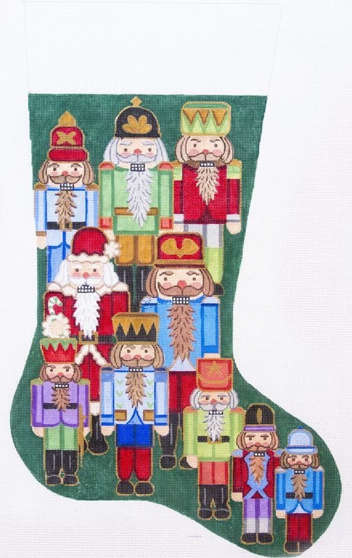 click here to view larger image of 19 inch Christmas Stocking - SM7145  (hand painted canvases)