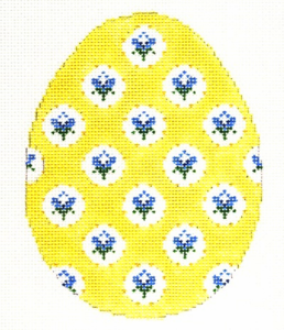 click here to view larger image of Yellow Egg (hand painted canvases)