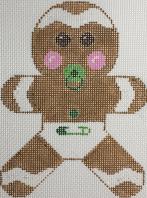 click here to view larger image of Mini Gingerbread Baby Boy (hand painted canvases)