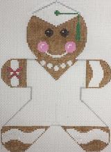 click here to view larger image of Mini Gingerbread Graduate Girl (hand painted canvases)