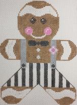 click here to view larger image of Mini Gingerbread Groom (hand painted canvases)