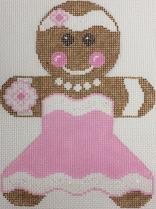click here to view larger image of Mini Gingerbread Bridesmaid/Flower Girl (hand painted canvases)