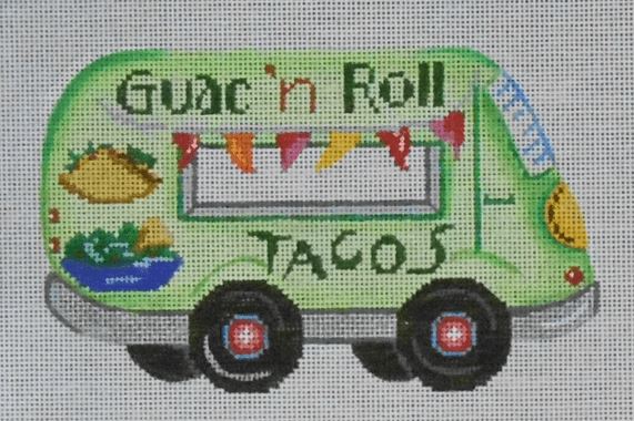 click here to view larger image of Food Trucks - Guac n Roll (hand painted canvases)