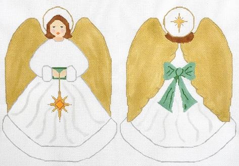 Angel Tree Topper hand painted canvases 