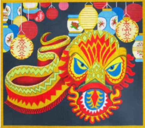click here to view larger image of Chinese New Year  (hand painted canvases)