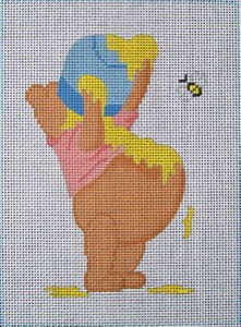 click here to view larger image of Pooh Love that Honey (hand painted canvases)