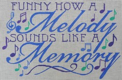 click here to view larger image of Melody (hand painted canvases)