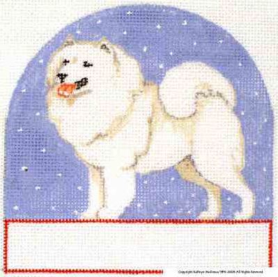 click here to view larger image of Samoyed (hand painted canvases)
