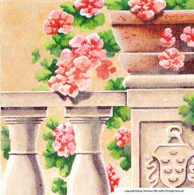 click here to view larger image of Tuscany Series - Balustrade (hand painted canvases)