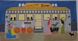 click here to view larger image of Last Chance Diner (hand painted canvases)