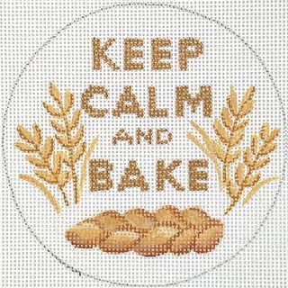 click here to view larger image of Keep Calm and Bake Challah (hand painted canvases 2)