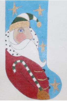 click here to view larger image of Starry Night Stocking (hand painted canvases)