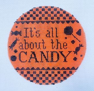 click here to view larger image of It's all about the Candy (hand painted canvases)