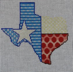 click here to view larger image of State of Texas    (hand painted canvases)