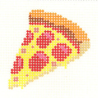 click here to view larger image of Beginner Kit - Pizza  (needlepoint kits)