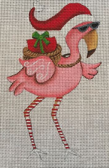 click here to view larger image of Flamingo  (hand painted canvases)