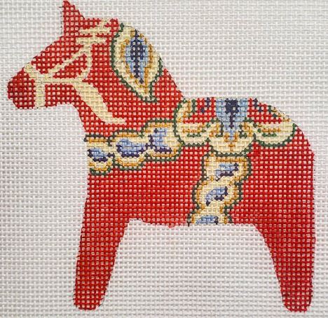 click here to view larger image of Dala Horse (hand painted canvases)