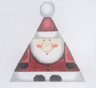 click here to view larger image of Triangle Santa (hand painted canvases)