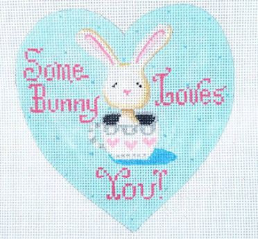 click here to view larger image of Some Bunny Loves You (hand painted canvases)
