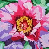 click here to view larger image of Tree Peony - Princess (hand painted canvases)