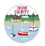 click here to view larger image of Door County (hand painted canvases)
