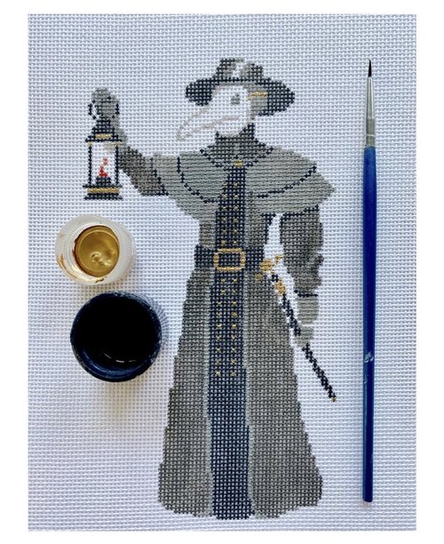 click here to view larger image of Plague Doctor, The (hand painted canvases)