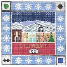 click here to view larger image of Steamboat CO Square (hand painted canvases)
