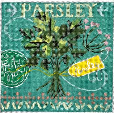 click here to view larger image of Parsley (hand painted canvases)