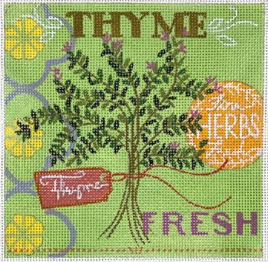 click here to view larger image of Thyme (hand painted canvases)