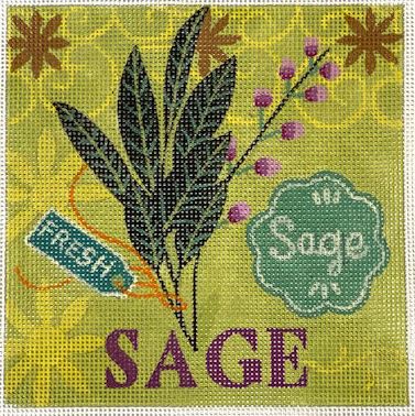 click here to view larger image of Sage (hand painted canvases)